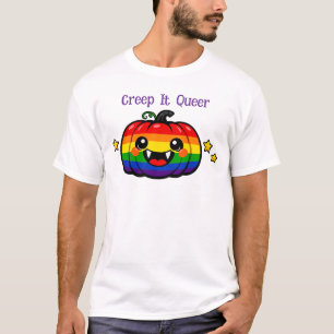 Camiseta 🌈🦇Calabaza de Arcoíris Retorcida y Orgullosa