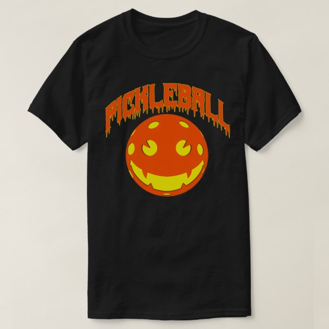 Camiseta Calabaza de baloncesto de Halloween (Diseño del anverso)