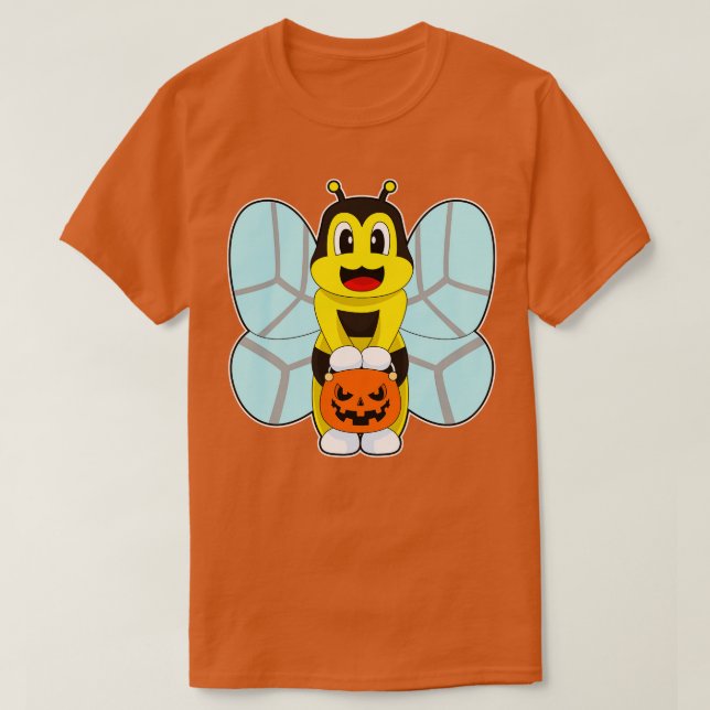 Camiseta Calabaza de Bee Halloween (Diseño del anverso)