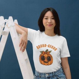 Camiseta Calabaza de bollo de comida de Halloween de color