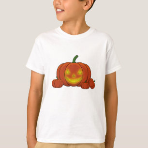 Camiseta Calabaza de calabaza brillante de Jack-o'-Lantern