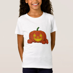Camiseta Calabaza de calabaza brillante de Jack-o'-Lantern