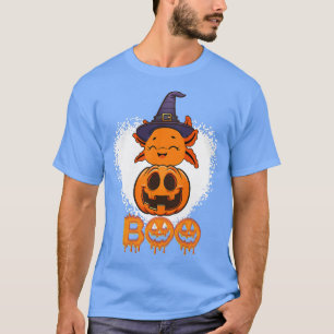 Camiseta Calabaza de calabaza de Boo Aolotl gorra bruja de 