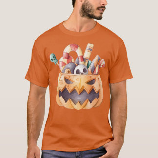 Camiseta Calabaza de calabaza de calabaza de barro de Jack