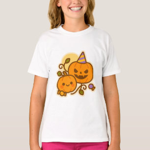 Camiseta Calabaza de calabaza - Kawaii Halloween