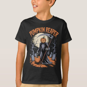 Camiseta Calabaza de Calabaza Reaper Calabaza gótica de Hal