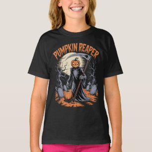 Camiseta Calabaza de Calabaza Reaper Calabaza gótica de Hal