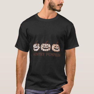 Camiseta Calabaza de campo Vaquero Halloween Cuato Jack O L