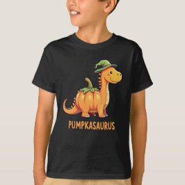 Camiseta Calabaza de dinosaurio lindo Halloween