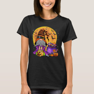 Camiseta Calabaza de disfraces Gnome Witch Halloween