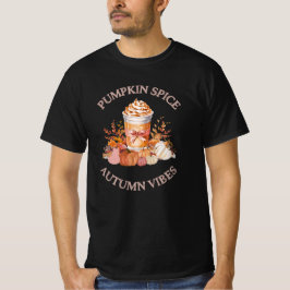 Camiseta Calabaza de especias de calabaza de calabaza de ot