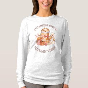 Camiseta Calabaza de especias de calabaza de calabaza de ot