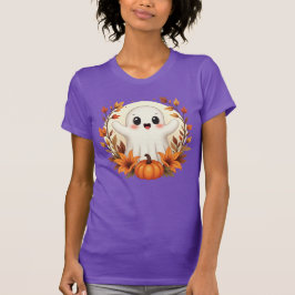 Camiseta Calabaza de fantasma de otoño
