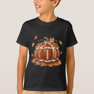 Camiseta Calabaza de fútbol día de juego de otoño temporada