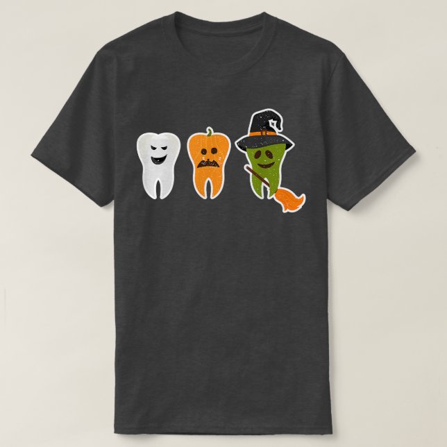 Camiseta Calabaza de gafas de dientes Guantánamo Bruja Cuid (Diseño del anverso)