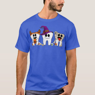Camiseta Calabaza de gafas de dientes Guantánamo Bruja Cuid