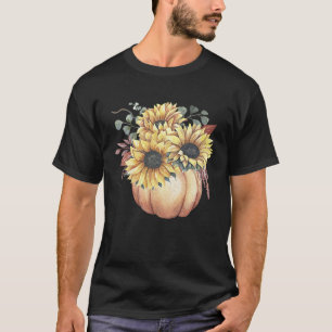 Camiseta Calabaza de girasol Cae La Cosecha De La Temporada