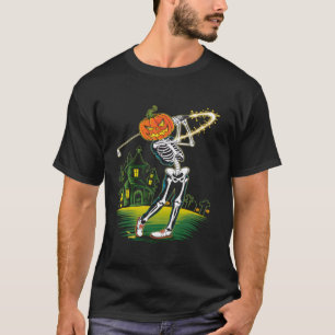 Camiseta Calabaza de golf Halloween T Shirt