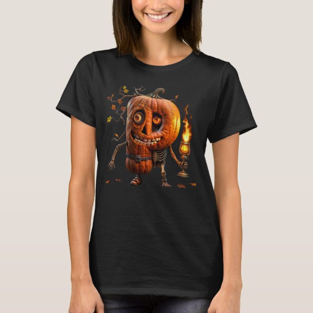 Camiseta Calabaza de Halloween (Anverso)