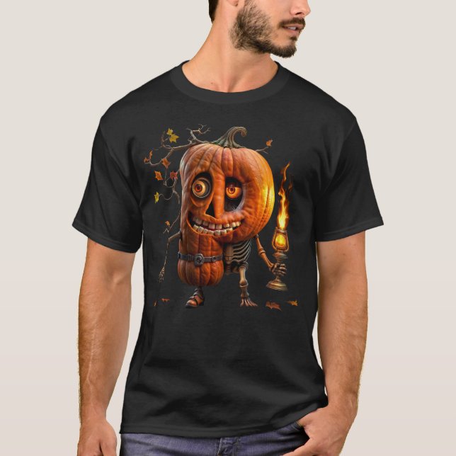 Camiseta Calabaza de Halloween (Anverso)