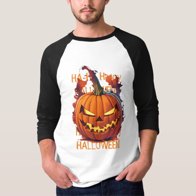 Camiseta Calabaza de Halloween (Anverso)