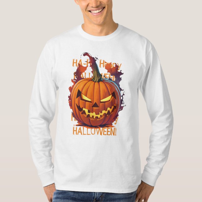 Camiseta Calabaza de Halloween (Anverso)