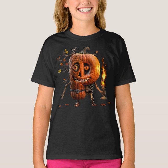 Camiseta Calabaza de Halloween (Anverso)