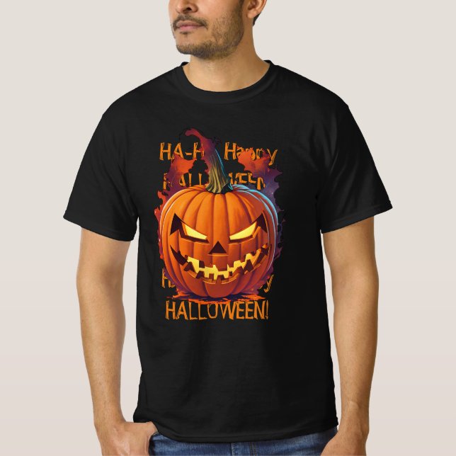Camiseta Calabaza de Halloween (Anverso)