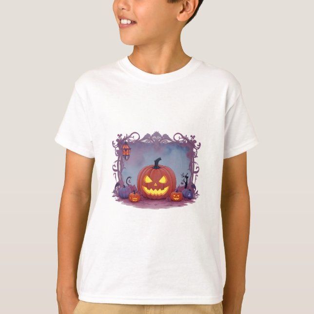 Camiseta Calabaza de Halloween (Anverso)