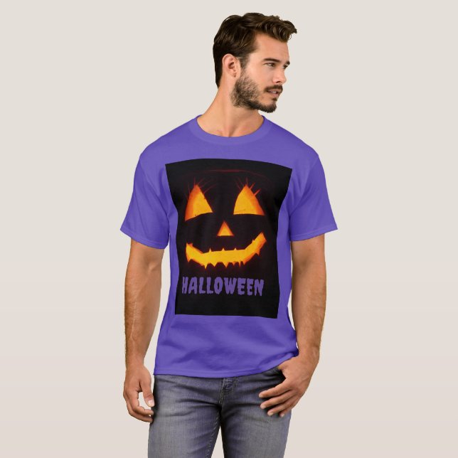 Camiseta Calabaza de Halloween 🎃 (Anverso completo)