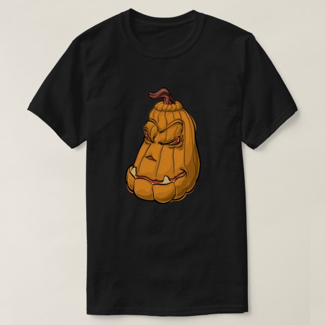 Camiseta Calabaza de Halloween (Diseño del anverso)