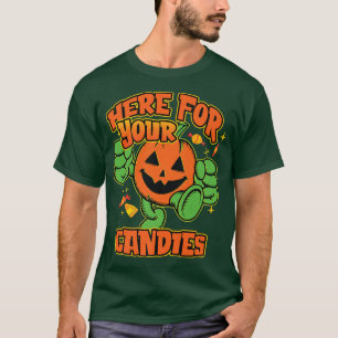 Camiseta Calabaza de Halloween aquí para tu gráfico de cara