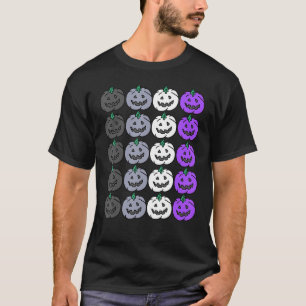 Camiseta Calabaza de Halloween asexual Lgbtq para Hallo
