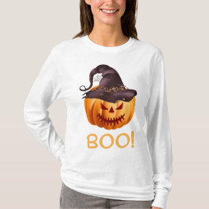 Camiseta Calabaza de Halloween Boo