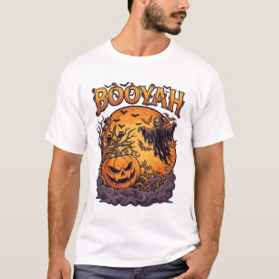 Camiseta Calabaza de Halloween Booyah Grim Reaper Luna Nara