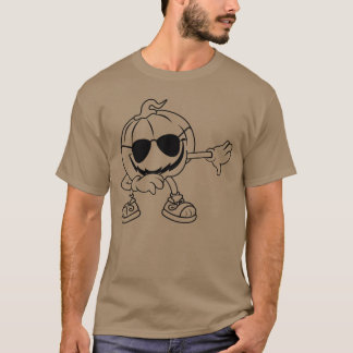 Camiseta Calabaza de Halloween con Sunglass Funny Halloween