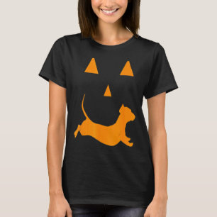Camiseta Calabaza de Halloween Dachshund Jack O Lantern Cos