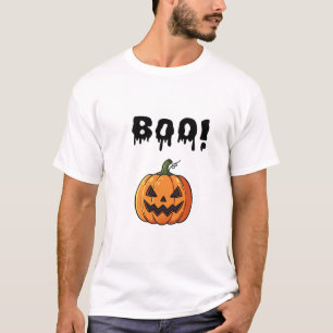 Camiseta Calabaza de Halloween de Boo que gotea espeluznant