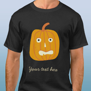 Camiseta Calabaza de Halloween divertida con texto personal