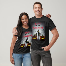 Camiseta Calabaza de Halloween espeluznante Jack o' Lantern