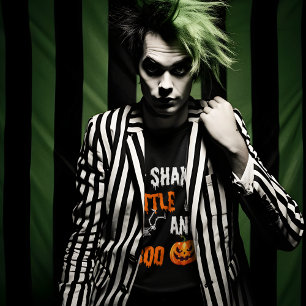 Camiseta Calabaza de Halloween esqueleto divertido Shake, R