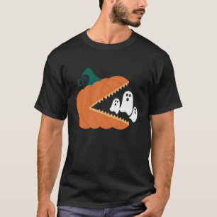 Camiseta Calabaza de Halloween Fantasmas Divertidos Niños