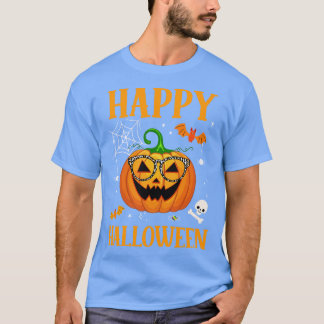 Camiseta Calabaza de Halloween Feliz Halloween