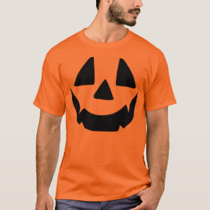 Camiseta Calabaza de Halloween Jack O Lantern Face