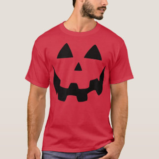 Camiseta Calabaza de Halloween Jack O Lantern Naranja