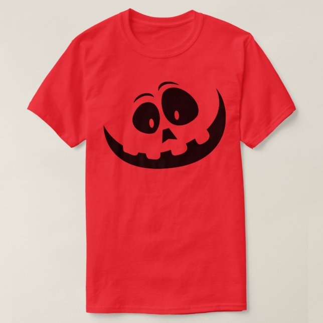 Camiseta Calabaza De Halloween Jack O Lantern Trick Or Tret (Diseño del anverso)