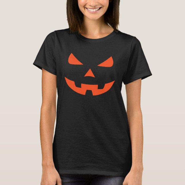 Camiseta Calabaza de Halloween Jackolantern Jack O Lantern  (Anverso)
