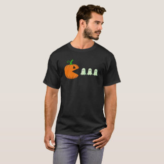 Camiseta Calabaza de Halloween linda a los fantasmas divert