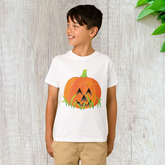 Camiseta Calabaza de Halloween linda Jack-O-Lantern (Subido por el creador)