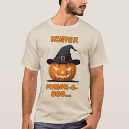 Camiseta Calabaza de Halloween Señor Pumpk-A-Boo